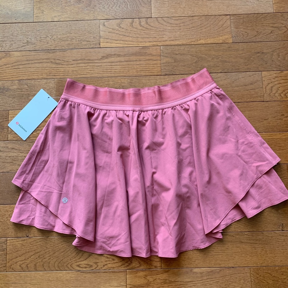 🍒Lululemon Court Rival High Rise Skirt Tall-Cherry Tint-12/14🍒 - Picture 3 of 16